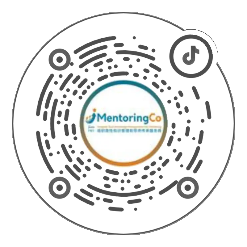 MentoringCo 盟珂中国 抖音号二维码，抖音号 46376434864